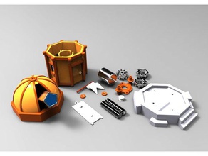 mecânica observatório brinquedos & games 3d print model - Mito3D