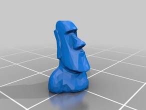 cristal moai superfície traje A impressão 3d vaso de flores o flor isgood pote 3d print model - Mito3D