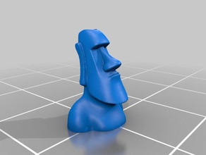 moai pot costume 3d printing difuser flower flowerpot vase isgood 3d print model - Mito3D