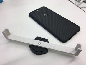 parametrizzare porta cellulare telefono mobile fotografia adattatore per treppiede 3d print model - Mito3D