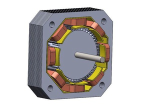 motor paso a de la ingeniería 3d print model - Mito3D