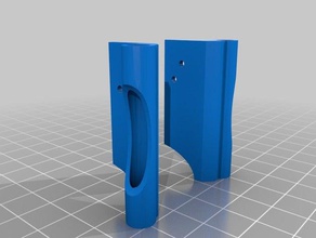 reaper split mount 45mm height 3d printing 3d print model - Mito3D
