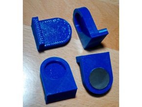 18mm magnet holder Stampante 3d accessori magnete di fermo 3d print model - Mito3D