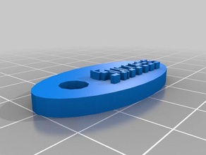 02 özelleştirilmiş roomnumber anahtarlığım - v 3d print model - Mito3D