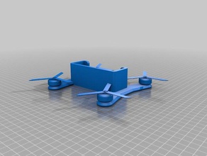 drone personal card holder office 3d print model - Mito3D