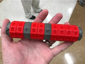 matemáticas spinner de cryptex la educación manipulador manipulativas 3d print model - Mito3D