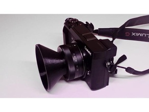 panasonic lumix 12-32mm parasol de la cámara 3d print model - Mito3D