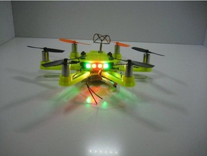 hexamicrofly r c i veicoli drone fpv racing hexacopter telaio microcopter multirotor spracingf3 3d print model - Mito3D