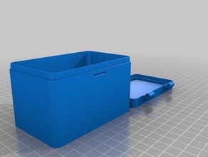 il mio personalizzati a battente box organizzazione su misura 3d print model - Mito3D