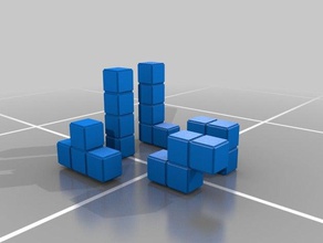 tetris set playsets 3d print model - Mito3D