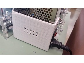 anet a8-Netzteil-Abdeckung iec-Schalter montieren 3d Drucker Zubehör a8-upgrade Stromversorgung decken power-Schalter 3d print model - Mito3D