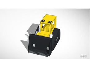 toy bulldozer 3d printing 3d print model - Mito3D