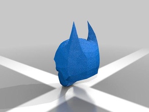 kask batman arkham kökenleri kostüm 3d print model - Mito3D