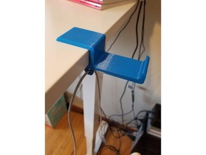 cuffie appendiabiti ikea skarsta stand up desk office 3d print model - Mito3D