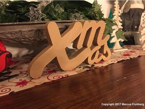xmas signs & logos 3d print model - Mito3D