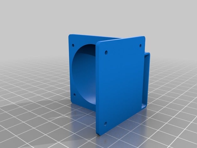 cr-10 de 40 mm del ventilador refrigeración Impresora 3d las piezas 40mm conducto creality 3D print model - Mito3D