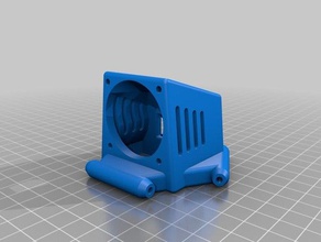 chimera effector delta printer 3d parts mount dual extruder e3d 3d print model - Mito3D