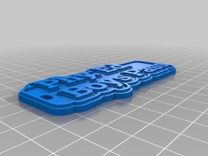 phy ed boys pass keychains customized 3d print model - Mito3D
