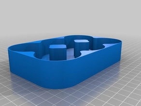 porta cano teste containers customized 3d print model - Mito3D