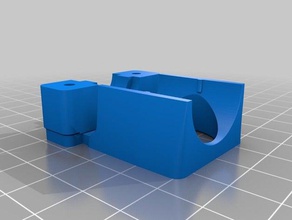 hypercube integrated e3d clamp plus fan mount improved version 3d printer extruders 3d print model - Mito3D