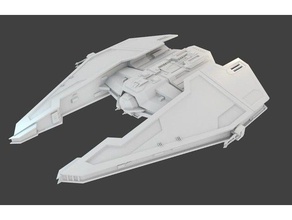 swtor navire des véhicules la fureur sith vaisseau spatial starship de star wars 3d print model - Mito3D