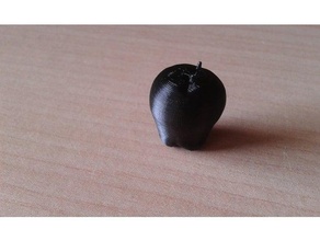 mela al giorno toglie il medico di distanza food & drink apple mangiare falso cibo frutta 3d print model - Mito3D