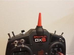 spektrum dx6 kurze Antenne Gehäuse r c Fahrzeuge 3d print model - Mito3D