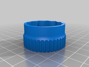 lee reloading die retaining nut wrench tools 3d print model - Mito3D