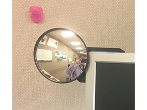 il monitor di un computer blind spot specchio office specchietto attrezzature per l'ufficio 3d print model - Mito3D