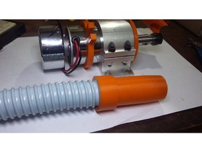 adapter 30mm hose parts cnc 3d print model - Mito3D