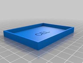 benim einfache kutusu mıt schrift im boden deckel özelleştirilmiş ofis 3d print model - Mito3D