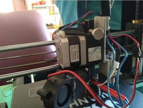 e3d v6 cold end blower fan adapter 3d printer parts cooling wanhao duplicator i3 3d print model - Mito3D