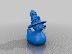 wizard sorting duck toys & games bathroom blender ducky fun harry potter hogwarts house rubber hat toy yer 3d print model - Mito3D