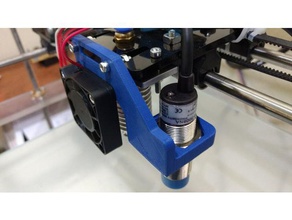 flsun cube 18mm inductive sensor holder z axis 3d printer accessories support 3d print model - Mito3D