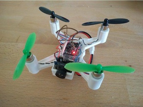 marco modificado eachine qx90 - maf90 v1 r c vehículos drone quadcopter 3d print model - Mito3D