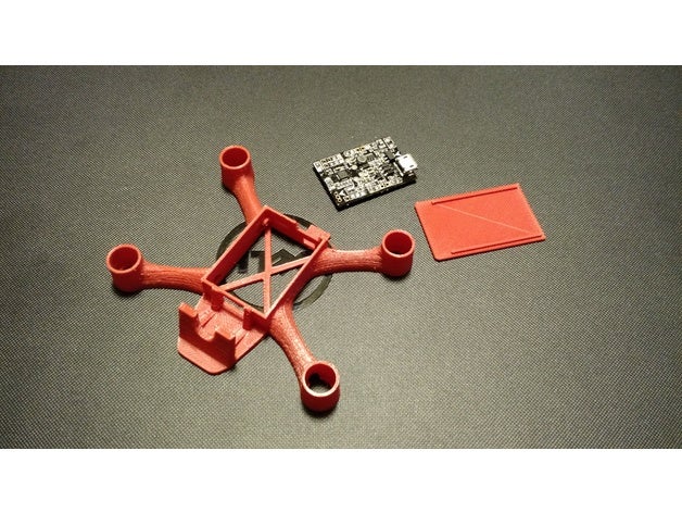 88mm micro brossé fpv drone cadre r c véhicules quadrocopter 3D print model - Mito3D