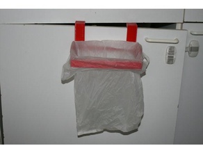 porte sacs cucina art acroche bricoloup poubelle 3d print model - Mito3D