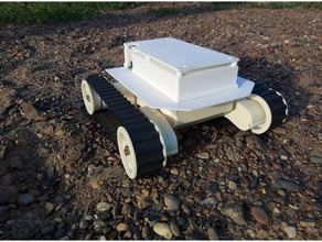 robô de plataforma com base dagu rover 5 robótica a api 3d print model - Mito3D