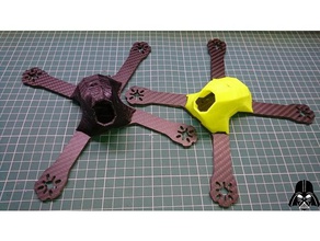 darth drone qav-x 210 214 dossel r c veículos vader qav210 qav250 3d print model - Mito3D