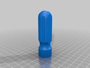 il mio personalizzato punta da trapano maniglia utensili a mano su misura 3d print model - Mito3D