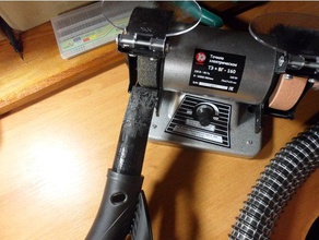 suction dust bench grinder parts kalibr 3d print model - Mito3D