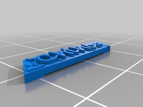 key chain 3d-drucken 3d print model - Mito3D