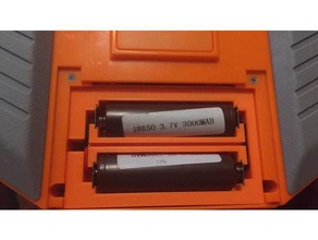 frsky taranis qx7 18650 battery holder r c vehicles 3d print model - Mito3D