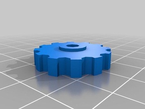 piccolo bullone dado gestire parti di ricambio su misura 3d print model - Mito3D