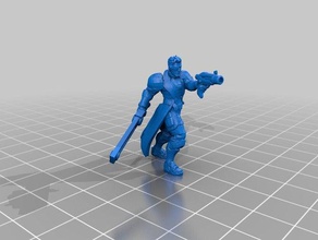 scifi rpg eroi miniature modello di robot 28mm 32mm in miniatura gioco ruolo videogame 3d print model - Mito3D