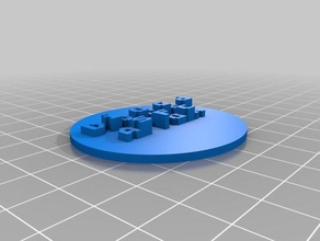 round divorced af customized cupcake pick maker kitchen & dining 3d print model - Mito3D