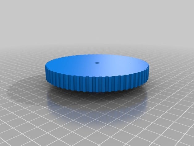 my customized parametric pulley - lots tooth profiles 3d printer parts 3D print model - Mito3D