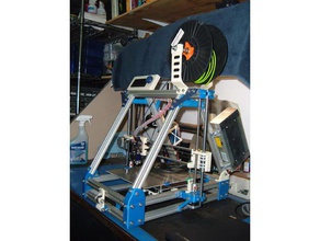 spooler mendelmax - remix support speed holes 3d printer accessories filament spool holder mendelmax15 15 3d print model - Mito3D