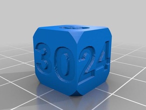 12mm multiplier dice customized 3d print model - Mito3D