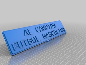 al campion ofis özelleştirilmiş 3d print model - Mito3D